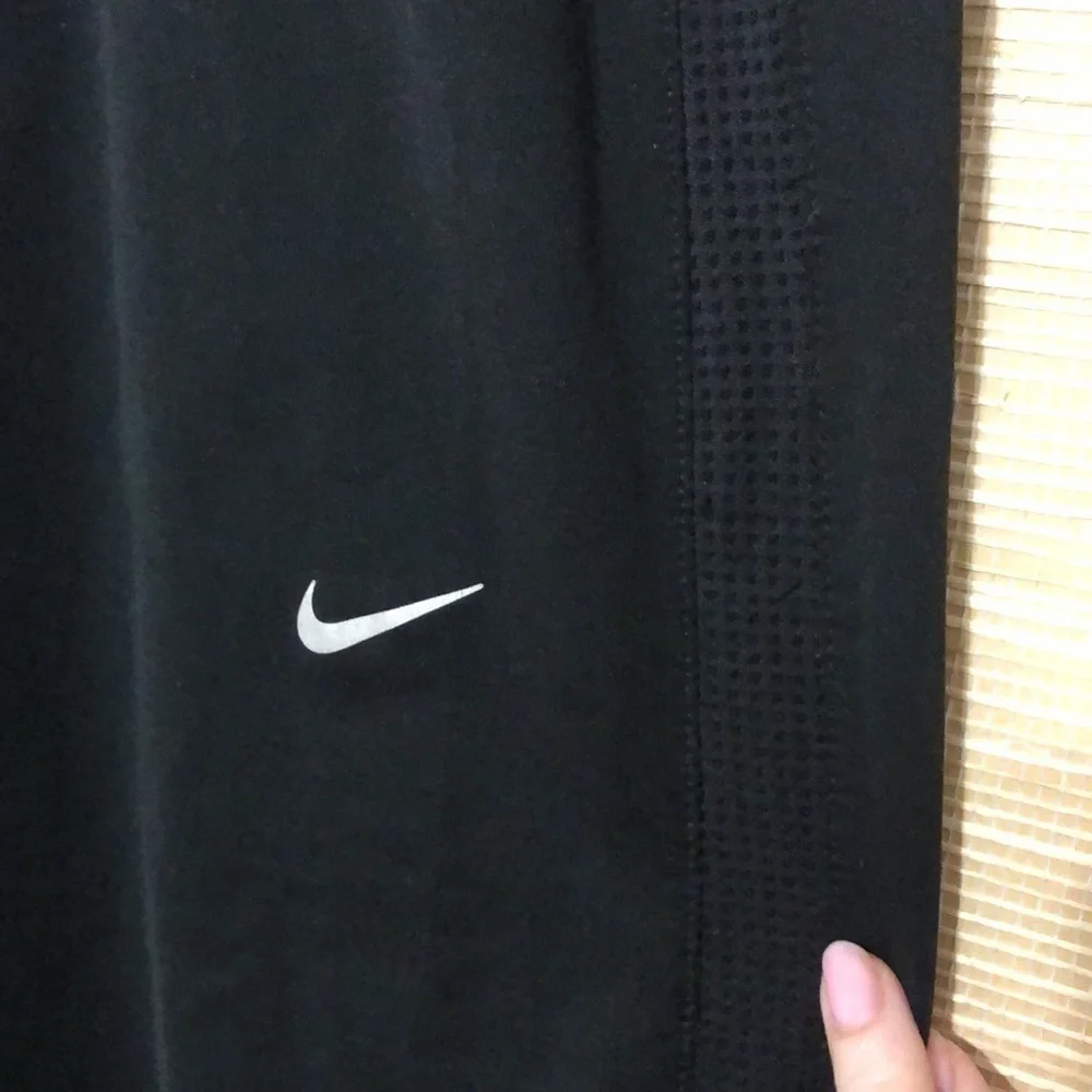 Nike Black Track Running Athletic Pants Size Medium